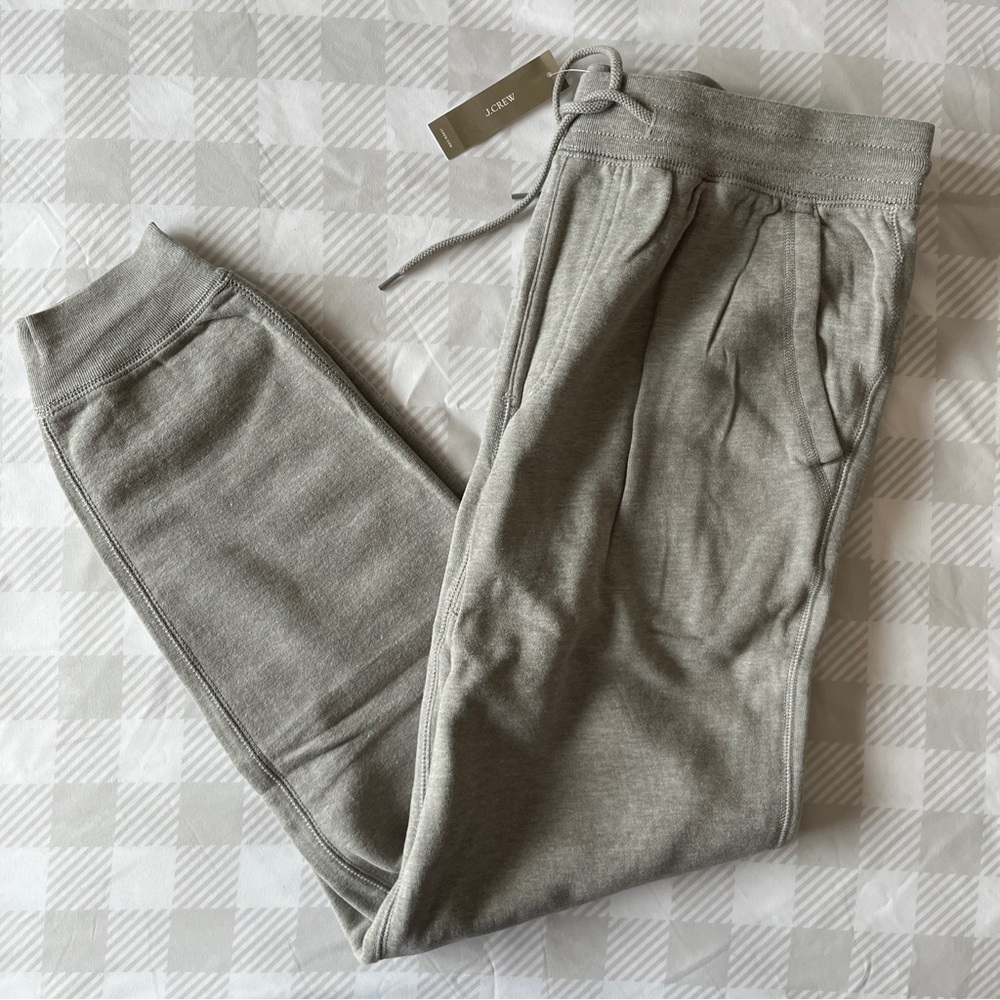 NWT JCrew Fleece Sweatpants M